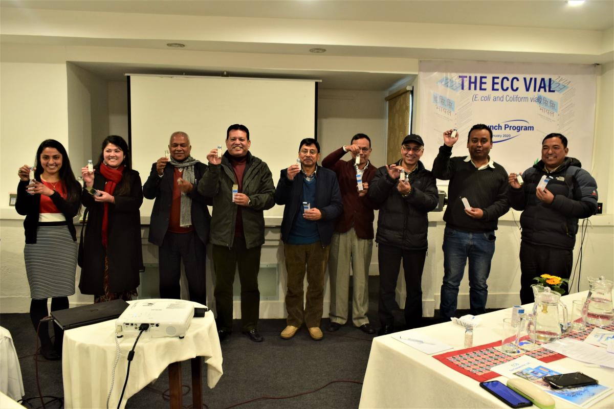 Launch of the ECC Vial Kit, Kathmandu, Nepal, January 2020